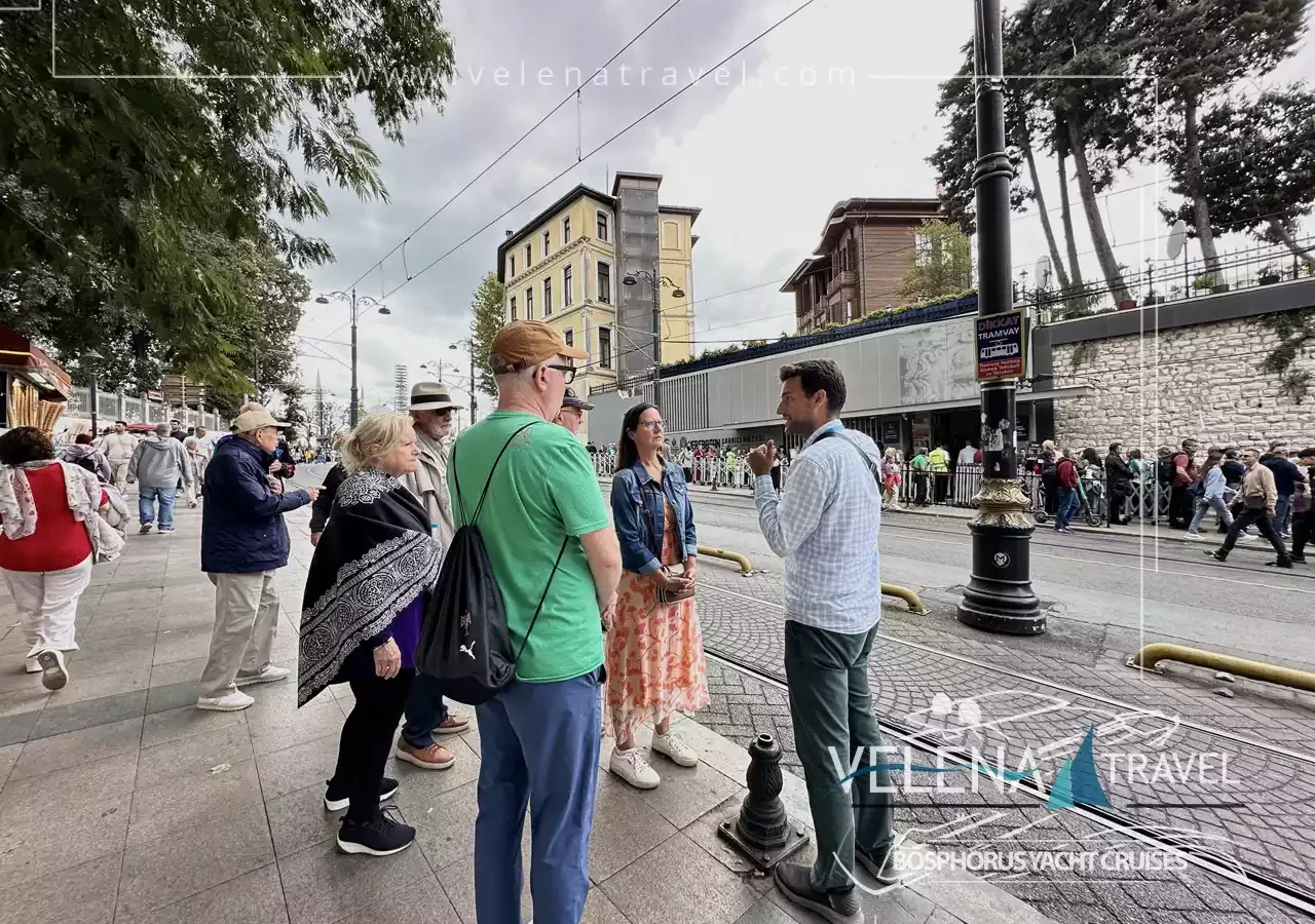 All in One Day Istanbul Tour Luxury Bosphorus Sunset Cruise - Wallking