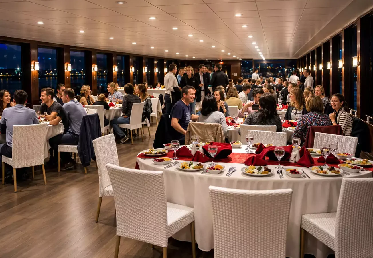 Corporate Events Istanbul on Luxury Yacht on Bosphorus